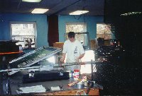 Randy making screens