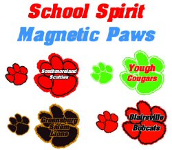 School Spirit magnetic signs